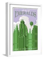 Emerald City Travel-Steve Thomas-Framed Giclee Print