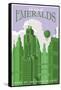 Emerald City Travel-Steve Thomas-Framed Stretched Canvas