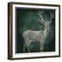 Emerald Deer-null-Framed Giclee Print