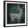 Emerald Deer-null-Framed Giclee Print