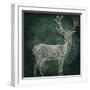 Emerald Deer-null-Framed Giclee Print