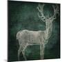 Emerald Deer-null-Mounted Giclee Print