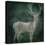 Emerald Deer-null-Stretched Canvas