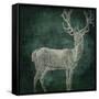 Emerald Deer-null-Framed Stretched Canvas