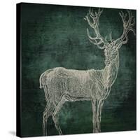 Emerald Deer-null-Stretched Canvas