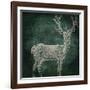 Emerald Deer-null-Framed Giclee Print