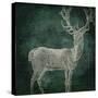 Emerald Deer-null-Stretched Canvas