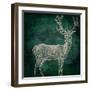 Emerald Deer-null-Framed Giclee Print