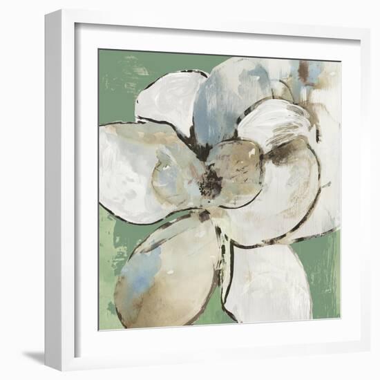 Emerald Flower I-Asia Jensen-Framed Art Print