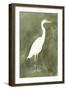 Emerald Heron III-Emma Caroline-Framed Art Print