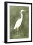 Emerald Heron III-Emma Caroline-Framed Art Print