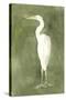 Emerald Heron IV-Emma Caroline-Stretched Canvas
