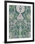 Emerald Ikat I-Chariklia Zarris-Framed Art Print