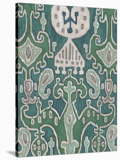 Emerald Ikat I-Chariklia Zarris-Stretched Canvas