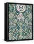 Emerald Ikat I-Chariklia Zarris-Framed Stretched Canvas