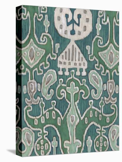 Emerald Ikat I-Chariklia Zarris-Stretched Canvas