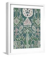 Emerald Ikat I-Chariklia Zarris-Framed Art Print