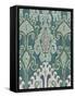 Emerald Ikat II-Chariklia Zarris-Framed Stretched Canvas