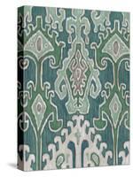 Emerald Ikat II-Chariklia Zarris-Stretched Canvas