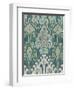 Emerald Ikat II-Chariklia Zarris-Framed Art Print