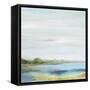 Emerald Lagoon Sq Light-Silvia Vassileva-Framed Stretched Canvas