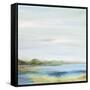 Emerald Lagoon Sq Light-Silvia Vassileva-Framed Stretched Canvas