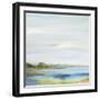 Emerald Lagoon Sq Light-Silvia Vassileva-Framed Art Print