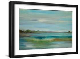 Emerald Lagoon-Silvia Vassileva-Framed Art Print