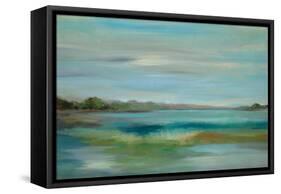 Emerald Lagoon-Silvia Vassileva-Framed Stretched Canvas