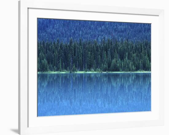 Emerald Lake Boathouse, Yoho National Park, British Columbia, Canada-Rob Tilley-Framed Photographic Print