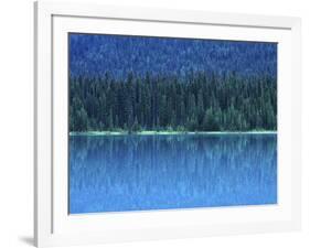 Emerald Lake Boathouse, Yoho National Park, British Columbia, Canada-Rob Tilley-Framed Photographic Print