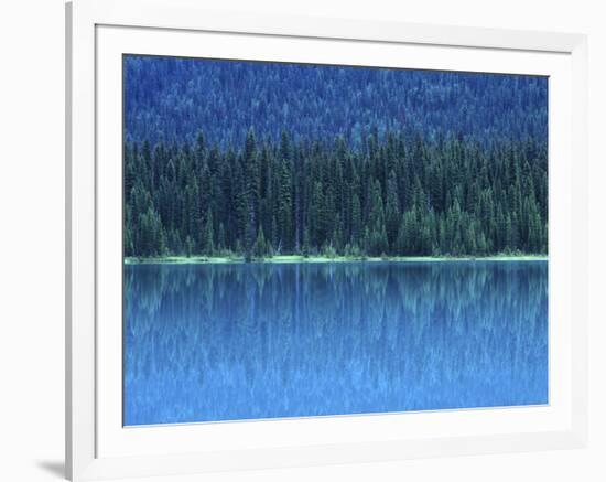 Emerald Lake Boathouse, Yoho National Park, British Columbia, Canada-Rob Tilley-Framed Photographic Print