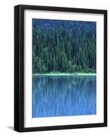 Emerald Lake Boathouse, Yoho National Park, British Columbia, Canada-Rob Tilley-Framed Photographic Print