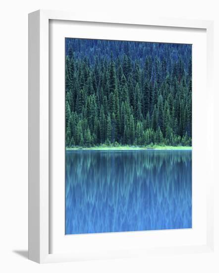 Emerald Lake Boathouse, Yoho National Park, British Columbia, Canada-Rob Tilley-Framed Photographic Print