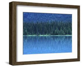 Emerald Lake Boathouse, Yoho National Park, British Columbia, Canada-Rob Tilley-Framed Photographic Print