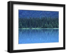 Emerald Lake Boathouse, Yoho National Park, British Columbia, Canada-Rob Tilley-Framed Photographic Print