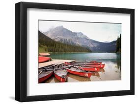 Emerald Lake is One of the Most Admired Destinations in Yoho National Park (British Columbia , Cana-hdsidesign-Framed Photographic Print