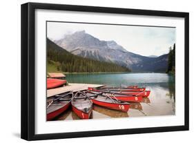 Emerald Lake is One of the Most Admired Destinations in Yoho National Park (British Columbia , Cana-hdsidesign-Framed Photographic Print