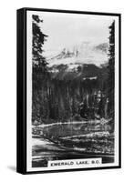 Emerald Lake Near Field, British Columbia, Canada, C1920S-null-Framed Stretched Canvas