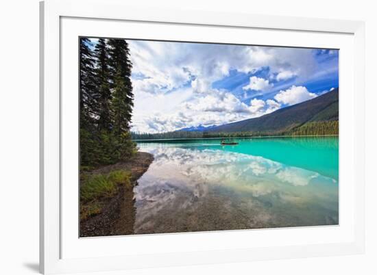 Emerald Lake Reflections, Canada-George Oze-Framed Photographic Print
