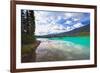 Emerald Lake Reflections, Canada-George Oze-Framed Photographic Print