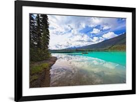 Emerald Lake Reflections, Canada-George Oze-Framed Photographic Print