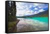 Emerald Lake Reflections, Canada-George Oze-Framed Stretched Canvas