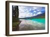 Emerald Lake Reflections, Canada-George Oze-Framed Photographic Print