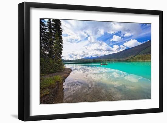 Emerald Lake Reflections, Canada-George Oze-Framed Photographic Print