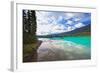 Emerald Lake Reflections, Canada-George Oze-Framed Photographic Print