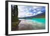 Emerald Lake Reflections, Canada-George Oze-Framed Photographic Print