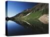 Emerald Lake with Mountain Slope, Gunnison National Forest, Colorado, USA-Adam Jones-Stretched Canvas