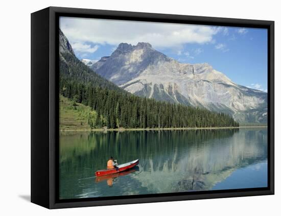 Emerald Lake, Yoho National Park, British Columbia, Canada-null-Framed Stretched Canvas