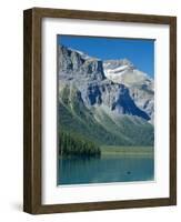 Emerald Lake, Yoho National Park, Rocky Mountains, British Columbia, Canada-Anthony Waltham-Framed Photographic Print